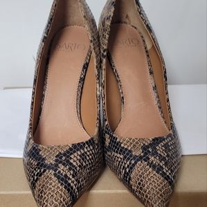 Franco Sarto Snakeskin Pumps